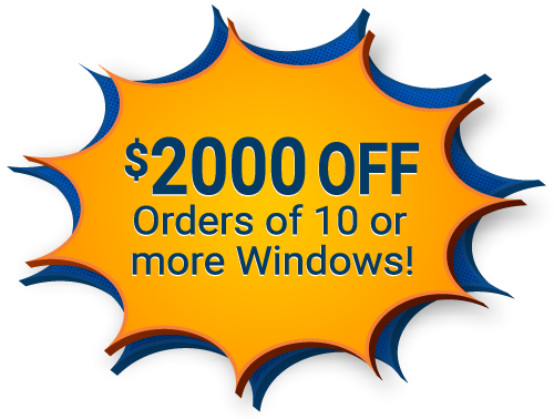 $2,000 off 10 or more windows offer
