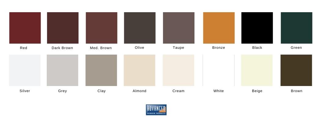 Window Frame Color Options