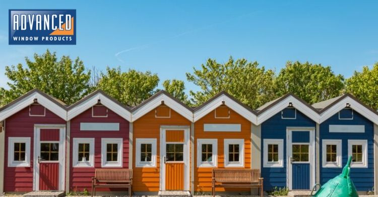 Colorful examples of Composite Wood Siding - Composite Wood Siding vs Vinyl Siding - Advanced Window Products