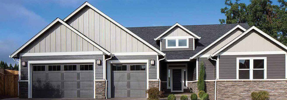 Beautiful home with Composite Wood Siding - Composite Wood Siding vs Vinyl Siding - Advanced Window Products