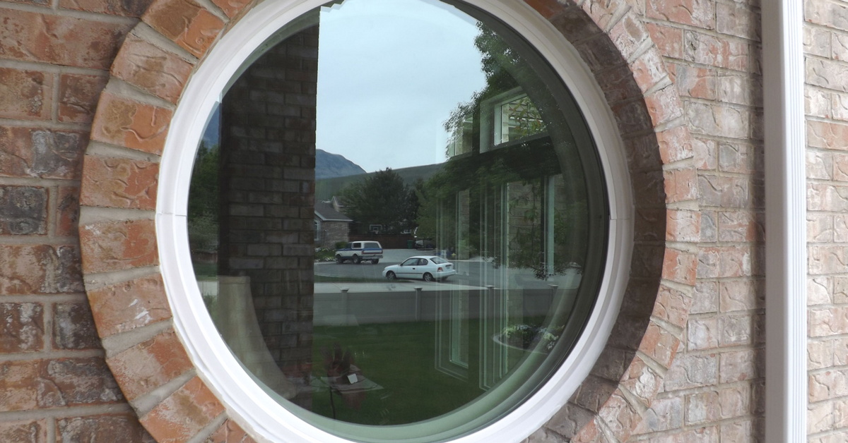 Round Window - Custom Shaped Window in Utah