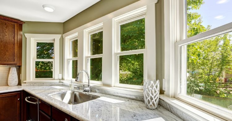 Natural lighting in the Kitchen - Advanced Window Products in Utah 