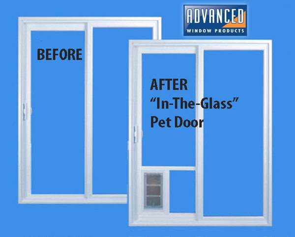 Before and After Pet Door